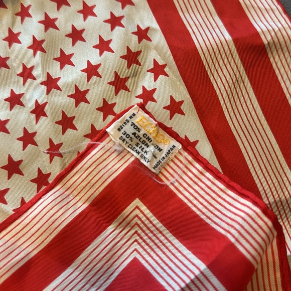 Vintage Echo Silk mix Scarf - Picture 4 of 7